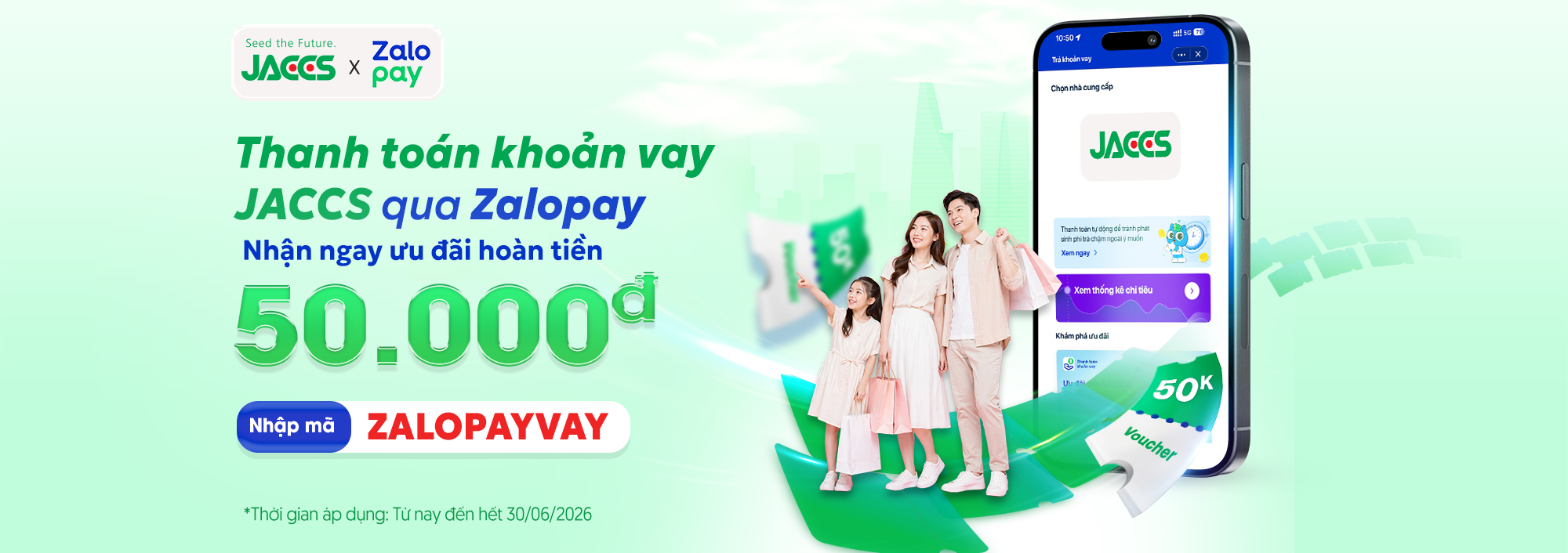 JACCS x Zalopay Partnership Campaign_banner